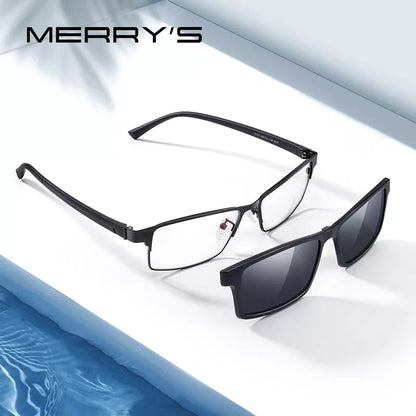5 In 1 Sunglasses Set UV400 Polarized Magnetic Clip