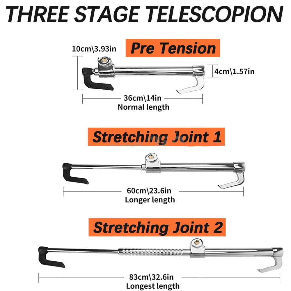 Universal Vehicle Anti-Theft Lock – Protect Your Car with Heavy-Duty Steering + Pedal Security