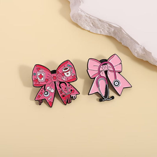 stethoscope enamel pin (PACK OF 2)