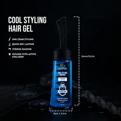 ECRIN COOL STYLING HAIR GEL WITH ACTIVE COLLAGEN-280 ml