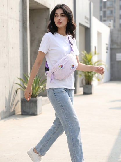 Minimalist Corduroy Waist Bag