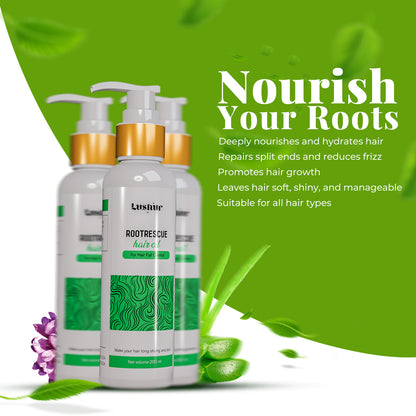 Lushur Natural Hair Oil – Strengthens Roots, Boosts Growth & Controls Hair Fall