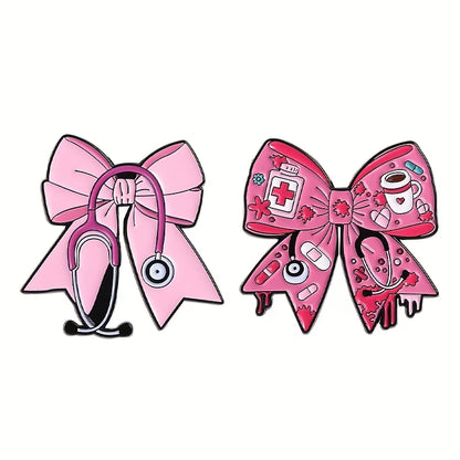 stethoscope enamel pin (PACK OF 2)