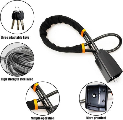 Universal Car Seat Belt Steering Wheel Lock