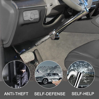 Universal Vehicle Anti-Theft Lock – Protect Your Car with Heavy-Duty Steering + Pedal Security
