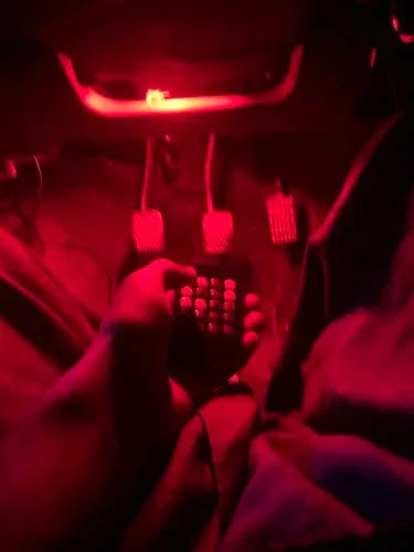 Car Interior Atmosphere Light Remote RGB Light with Music Sensor