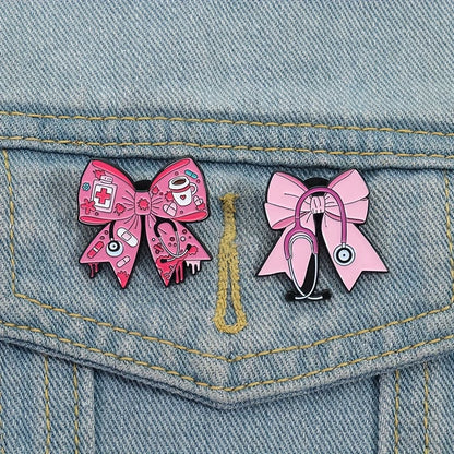 stethoscope enamel pin (PACK OF 2)